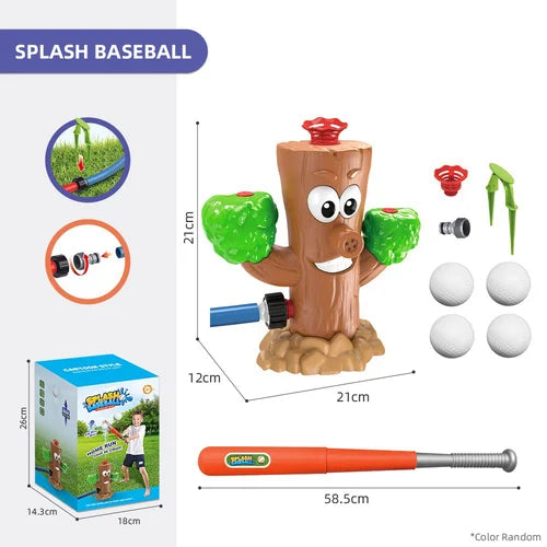 HydroHit Sprinkler Toy | 2-in-1 Water Fun with 360° Rotating Spray 14