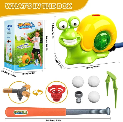 HydroHit Sprinkler Toy | 2-in-1 Water Fun with 360° Rotating Spray 17