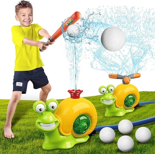 HydroHit Sprinkler Toy | 2-in-1 Water Fun with 360° Rotating Spray 7