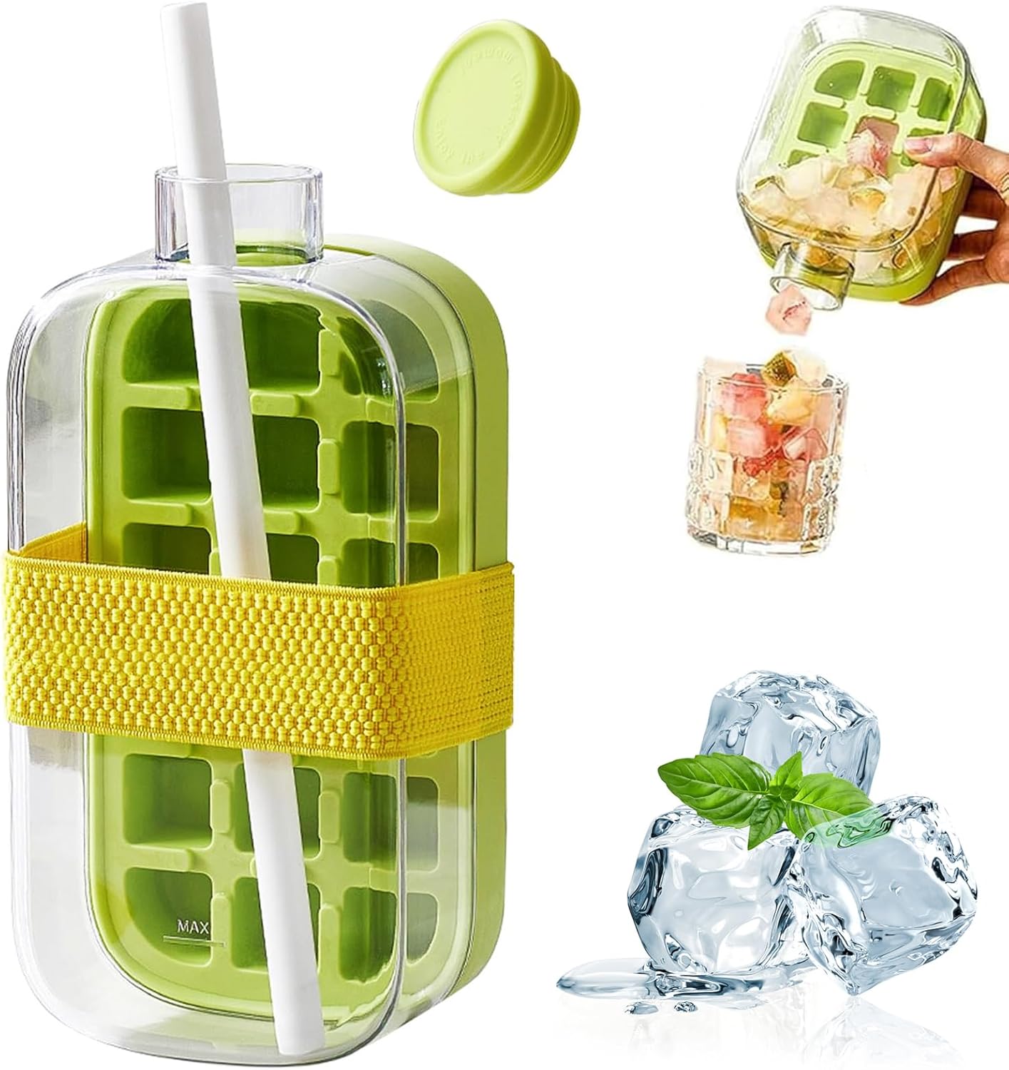 Icy Chill Maker | 2-in-1 Portable Ice Maker and Water Bottle 8