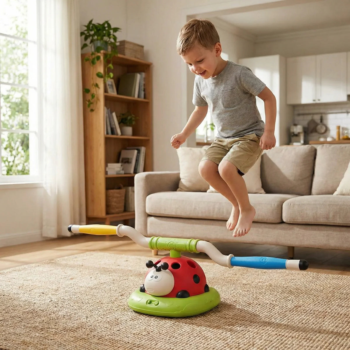 Juvo Active Play Game | 3-in-1 Jump, Throw, Coordination 0