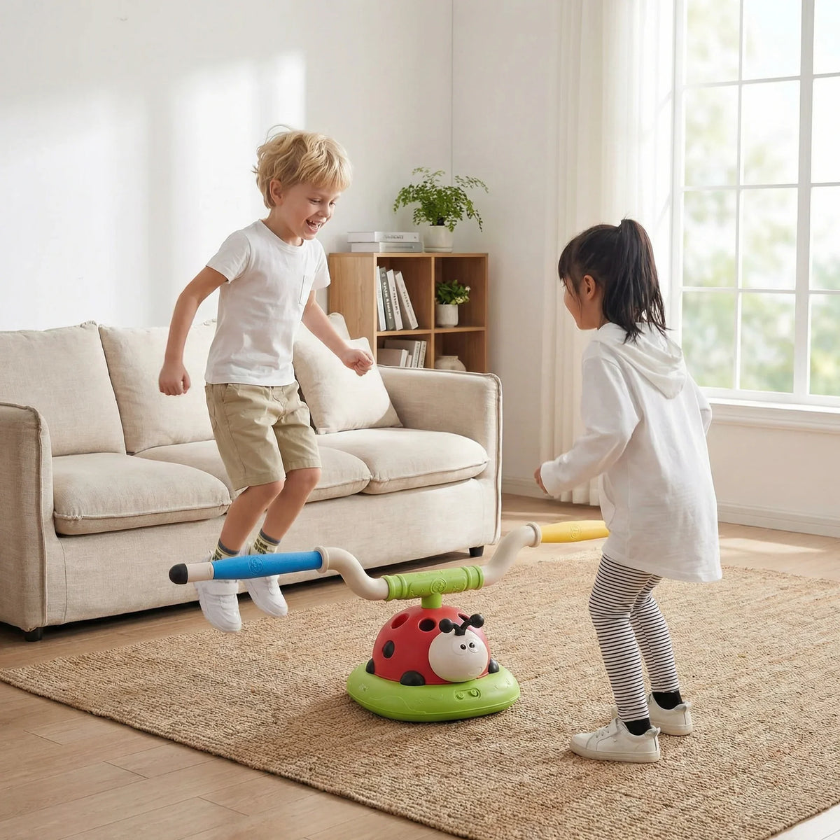 Juvo Active Play Game | 3-in-1 Jump, Throw, Coordination 4