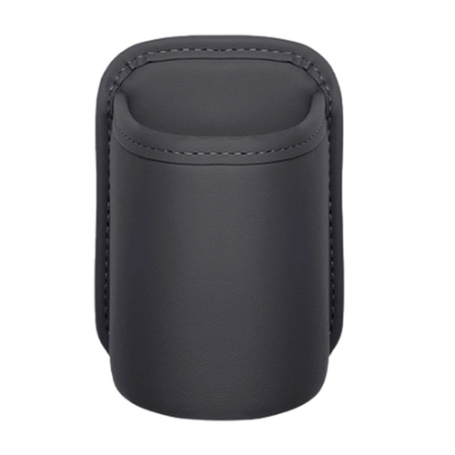 Liora Car Cup Holder | PU Leather, Wide-Mouth Opening, Phone Storage 0