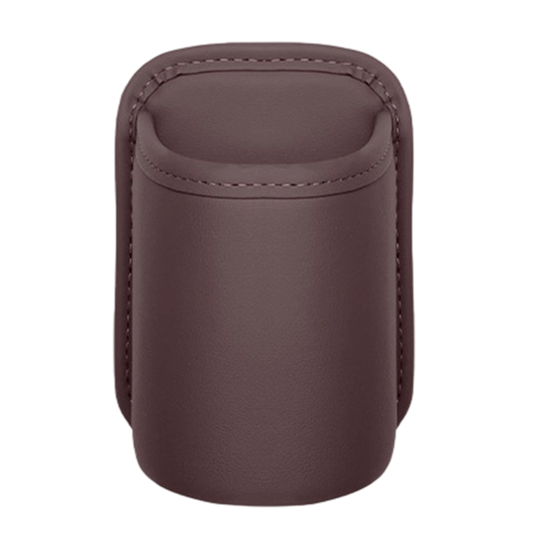 Liora Car Cup Holder | PU Leather, Wide-Mouth Opening, Phone Storage 10