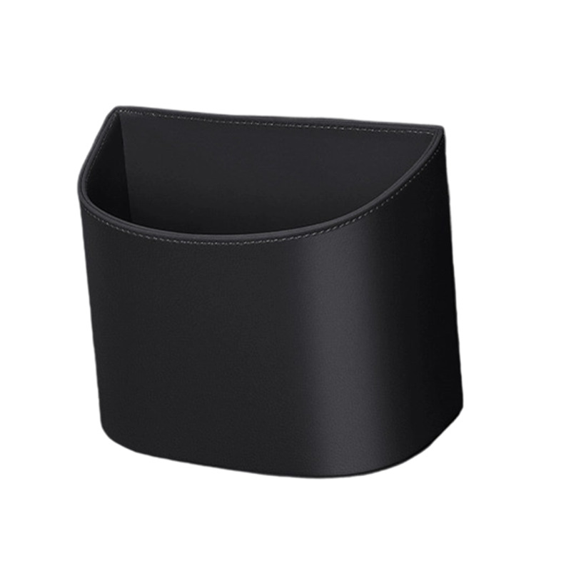 Liora Car Cup Holder | PU Leather, Wide-Mouth Opening, Phone Storage 12