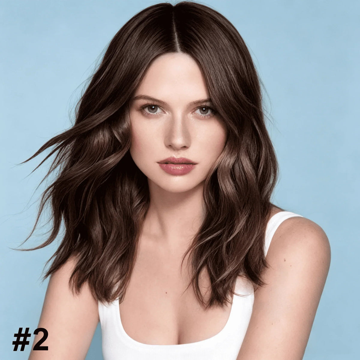 Liora Tape-In Hair Extensions | 100% Virgin Human Hair, Invisible Seamless Blend, 10 Pieces 3