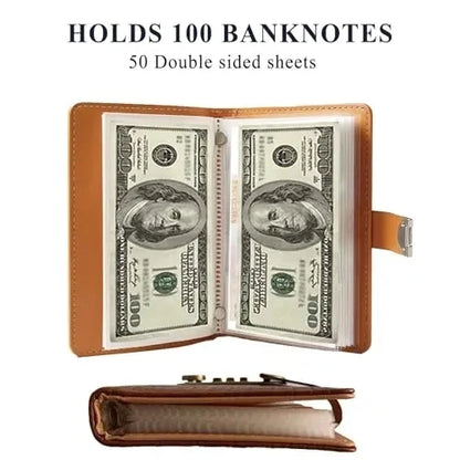 Luma Money Saving Binder | Secure PU Leather, 3-Digit Lock 3