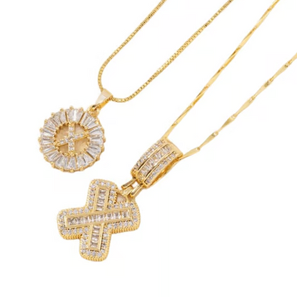 Luxe Initial Pendant Necklaces | Elegant Gold-Plated Design 28