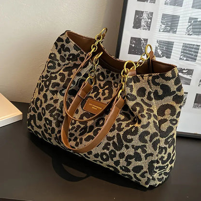 Luxe Leopard Tote | Spacious, Durable Design 2