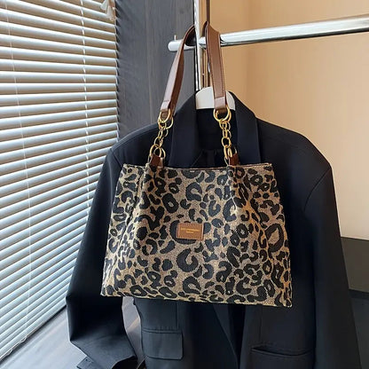 Luxe Leopard Tote | Spacious, Durable Design 3
