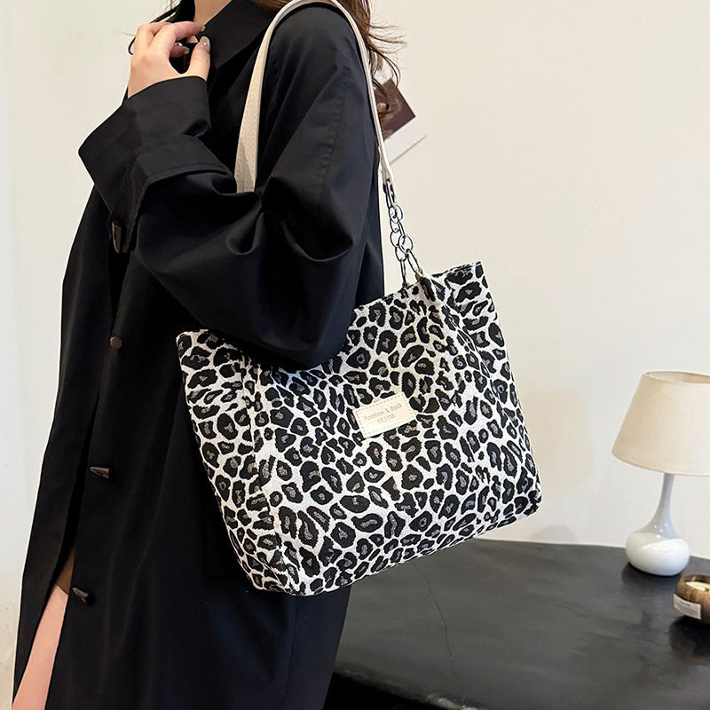 Luxe Leopard Tote | Spacious, Durable Design 5