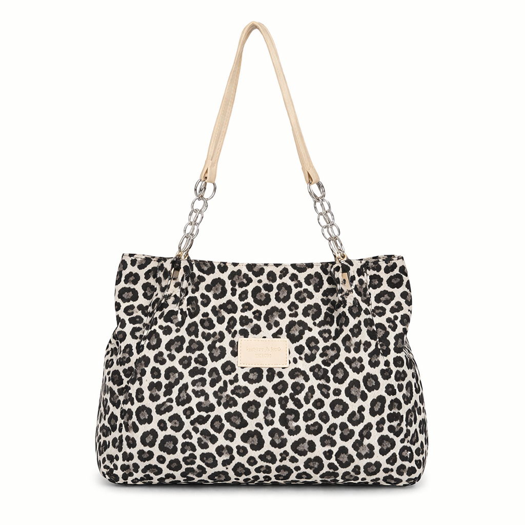 Luxe Leopard Tote | Spacious, Durable Design 7