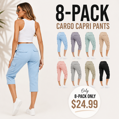 Luxe Women's Capris | Lightweight, Comfortable Fit with Spacious Pockets 0