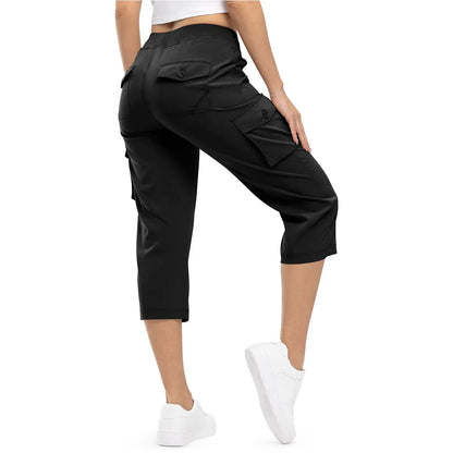 Luxe Women's Capris | Lightweight, Comfortable Fit with Spacious Pockets 13