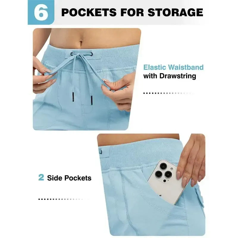 Luxe Women's Capris | Lightweight, Comfortable Fit with Spacious Pockets 5