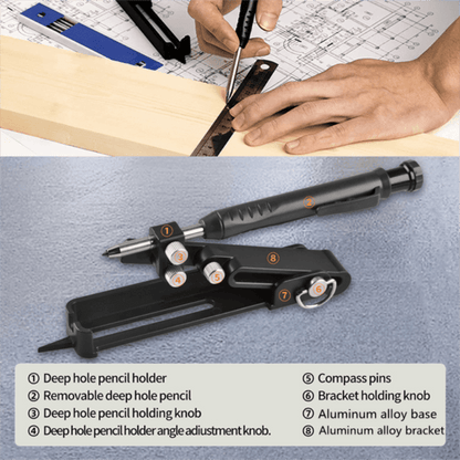 Mighty Construction Pencil Tool | Adjustable, Durable Alloy 4
