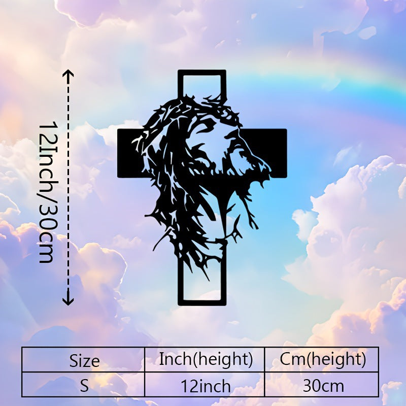 Mighty Metal Jesus Wall Art | Handcrafted Christian Decor 0