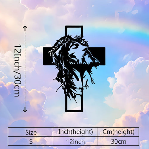 Mighty Metal Jesus Wall Art | Handcrafted Christian Decor 0
