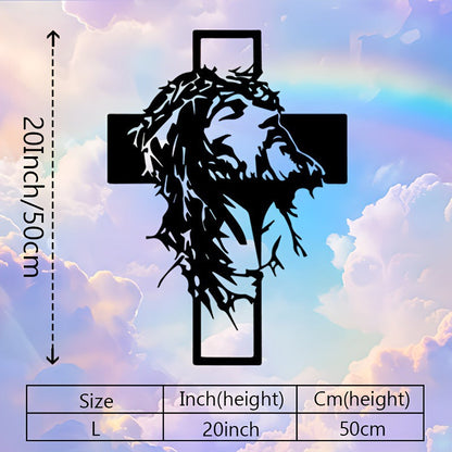 Mighty Metal Jesus Wall Art | Handcrafted Christian Decor 6