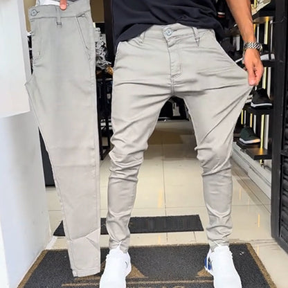 Milo Slim-Fit Pants | Casual Solid Colors 1