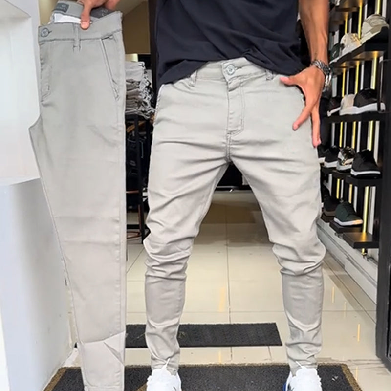 Milo Slim-Fit Pants | Casual Solid Colors 3