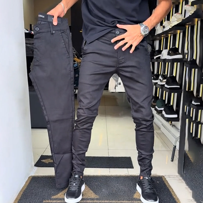 Milo Slim-Fit Pants | Casual Solid Colors 5