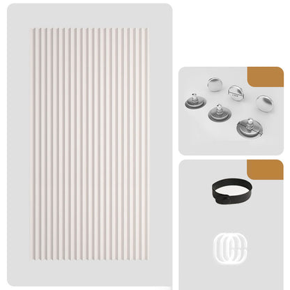 Mira Magnetic Door Curtain | No-Drill, Light Blocking, Accordion Design 10