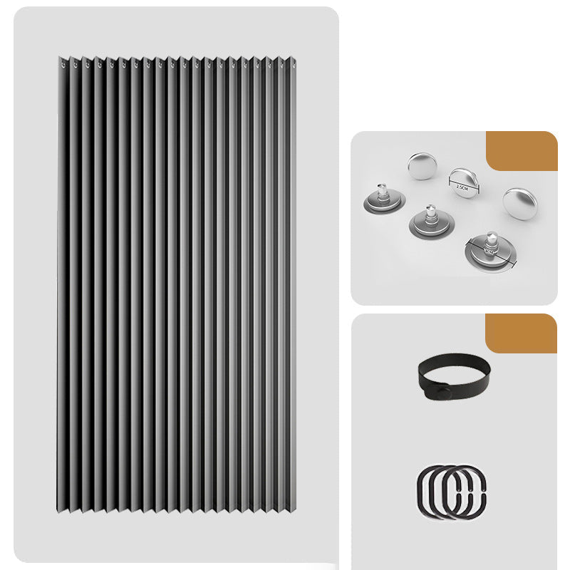 Mira Magnetic Door Curtain | No-Drill, Light Blocking, Accordion Design 11