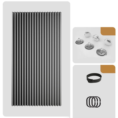 Mira Magnetic Door Curtain | No-Drill, Light Blocking, Accordion Design 11