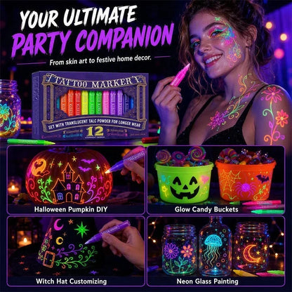 Nexa Glow Tattoo Pen | Neon Colors, Non-Toxic 4