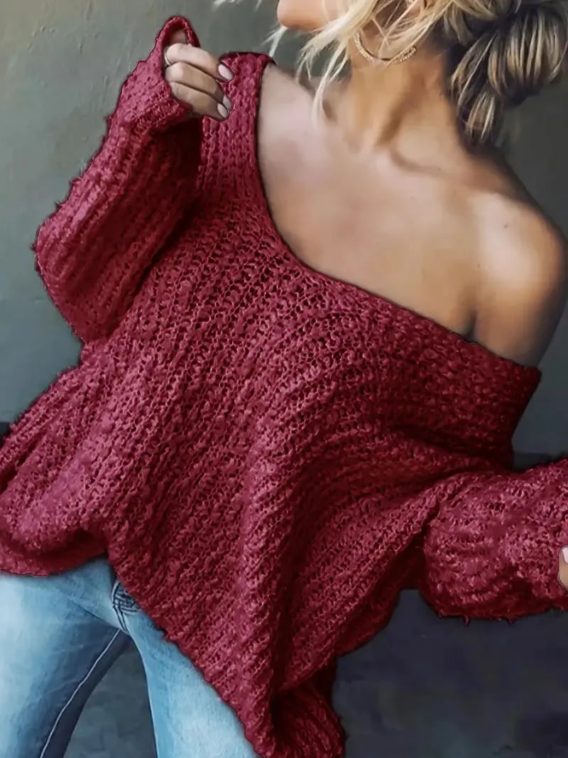 Oriana Off-the-Shoulder Sweater | Lightweight, Casual Fit 10