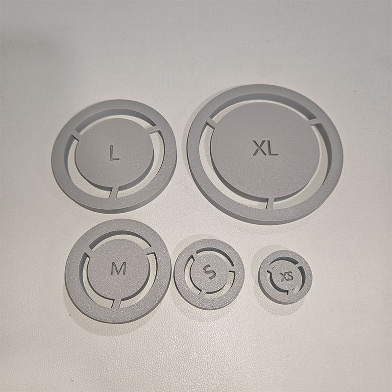 Pavo Pottery Tool | Multi-Size Clay Foot Ring Template for Trimming 0