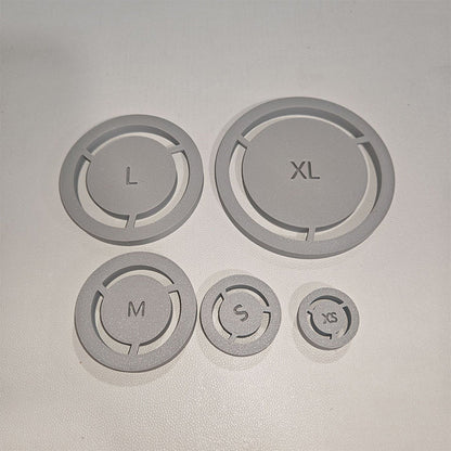 Pavo Pottery Tool | Multi-Size Clay Foot Ring Template for Trimming 0