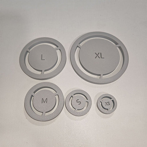 Pavo Pottery Tool | Multi-Size Clay Foot Ring Template for Trimming 0