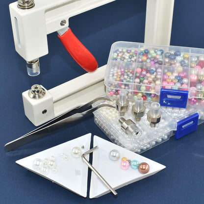 PearlCraft DIY Machine | Manual Lever-Press for Easy Pearl Setting 4
