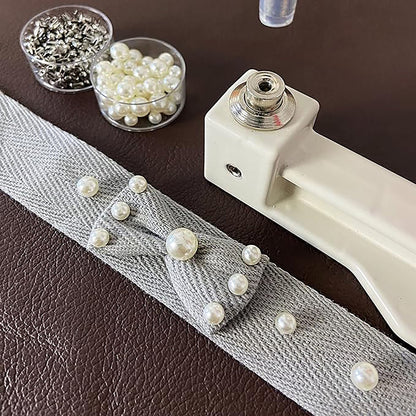 PearlCraft DIY Machine | Manual Lever-Press for Easy Pearl Setting 7