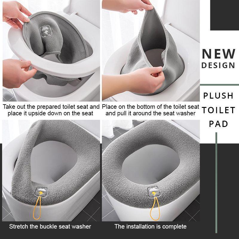 Plush Toilet Pad | Soft, Washable Comfort 7
