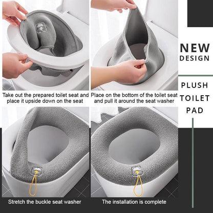 Plush Toilet Pad | Soft, Washable Comfort 7