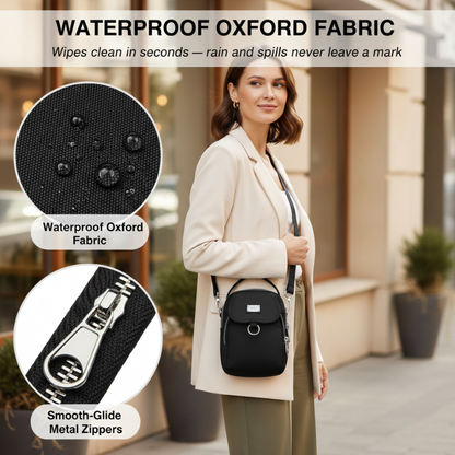 Porteva Crossbody Bag | Waterproof, Multi-Pocket Design for Women 3