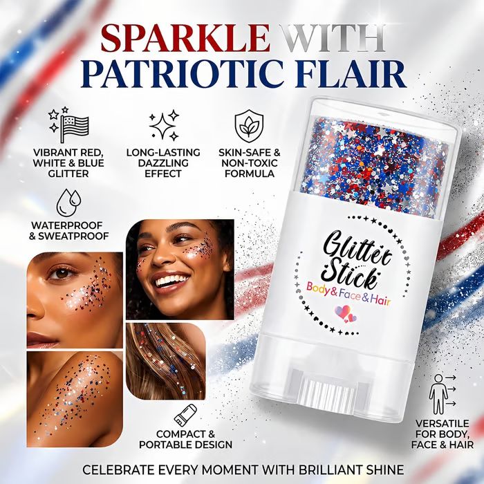 Pride Glitter Stick | Water-Resistant, Non-Toxic, Easy Application 3