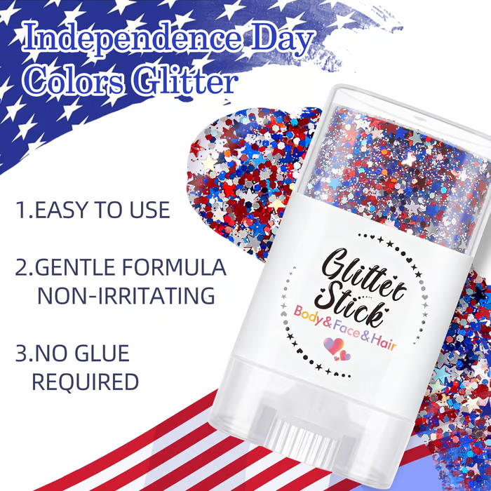 Pride Glitter Stick | Water-Resistant, Non-Toxic, Easy Application 4