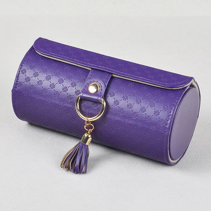 Pura Jewelry Box | Multi-Layer Travel Jewelry Organizer, Portable PU Leather Design 9