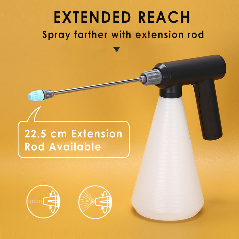 Rela Electric Sprayer | Battery Powered, Adjustable Nozzle, 1L Capacity 4