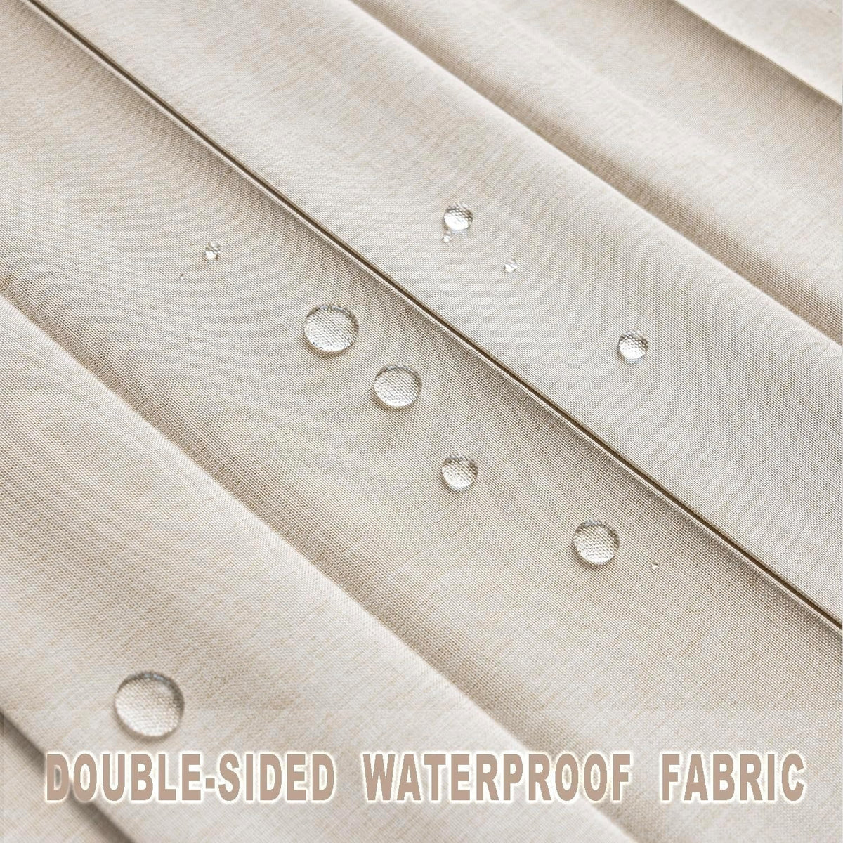 Rivara Room Divider Drapes | Elegant Pleated Folding Curtain for Doorways 3