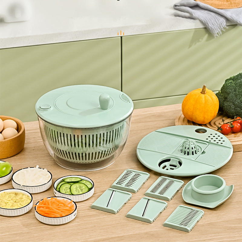 Savor Large Salad Spinner | 9-in-1 Multifunctional with Spacious 5.3 Quart Capacity 1