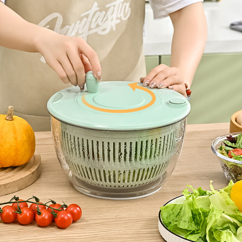 Savor Large Salad Spinner | 9-in-1 Multifunctional with Spacious 5.3 Quart Capacity 4
