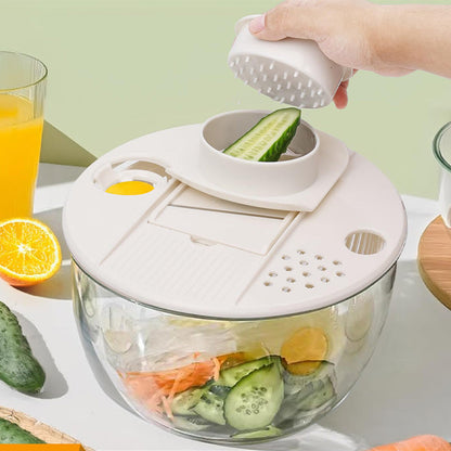 Savor Large Salad Spinner | 9-in-1 Multifunctional with Spacious 5.3 Quart Capacity 8