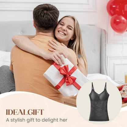 Serene Seamless Camisole | Built-in Bra, Breathable Fabric 4