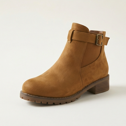 Sierra Ankle Booties | Suede-Look, Easy Slip-On 10