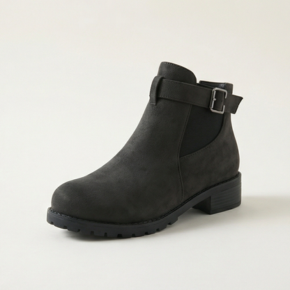 Sierra Ankle Booties | Suede-Look, Easy Slip-On 9